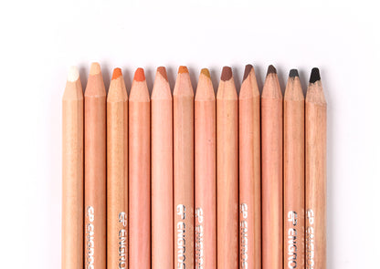 Soft Pastel Skin Tone Colored Pencil Set